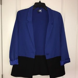 Color-block blazer